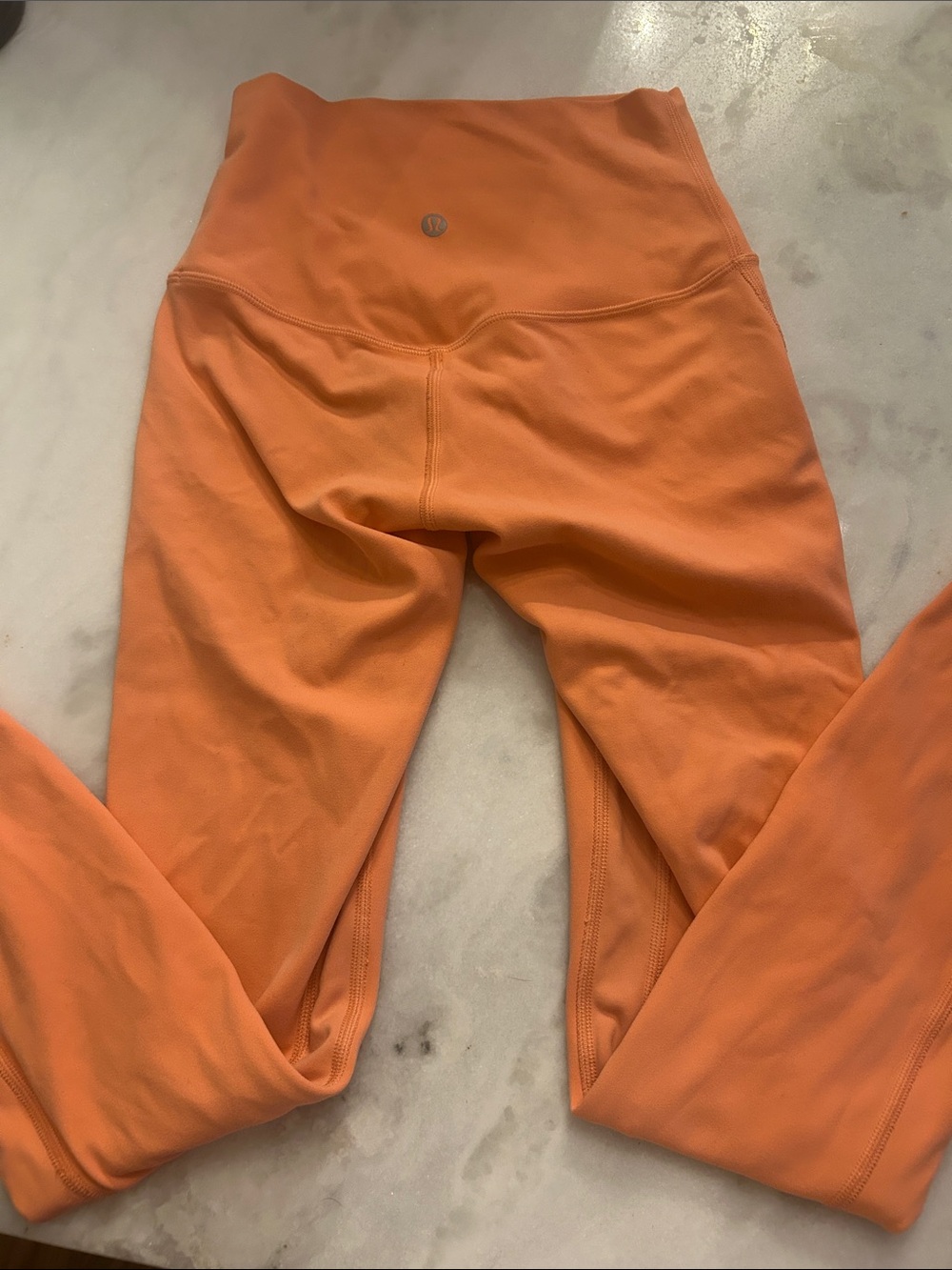 lululemon athletica Kids Orange High-Waist Leggings